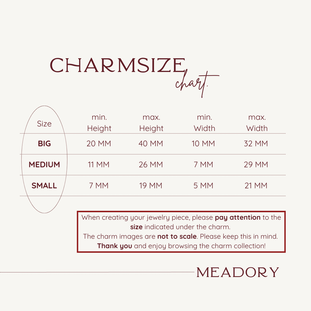 Charm Size Guide