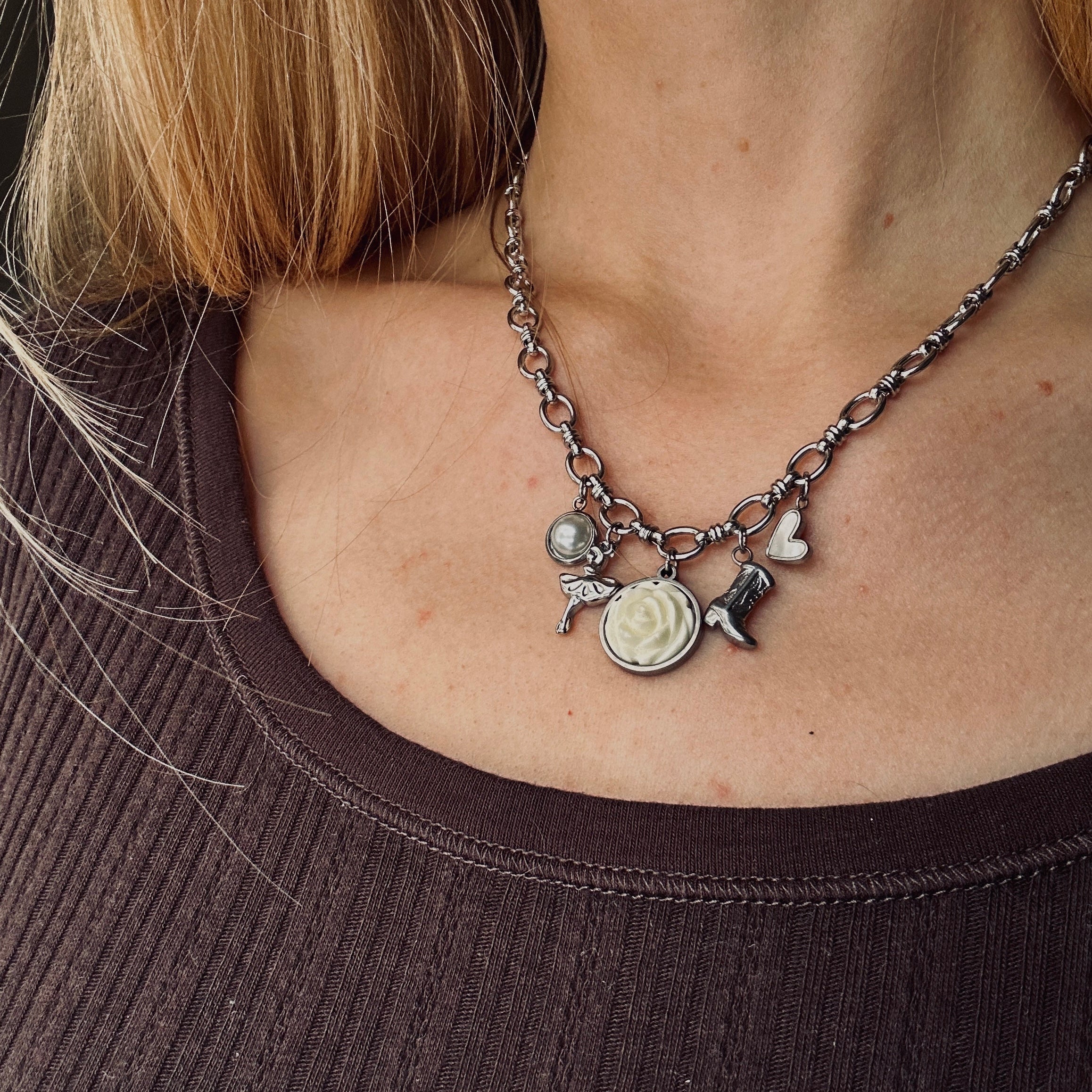 Alva Charm Halskette - Meadory