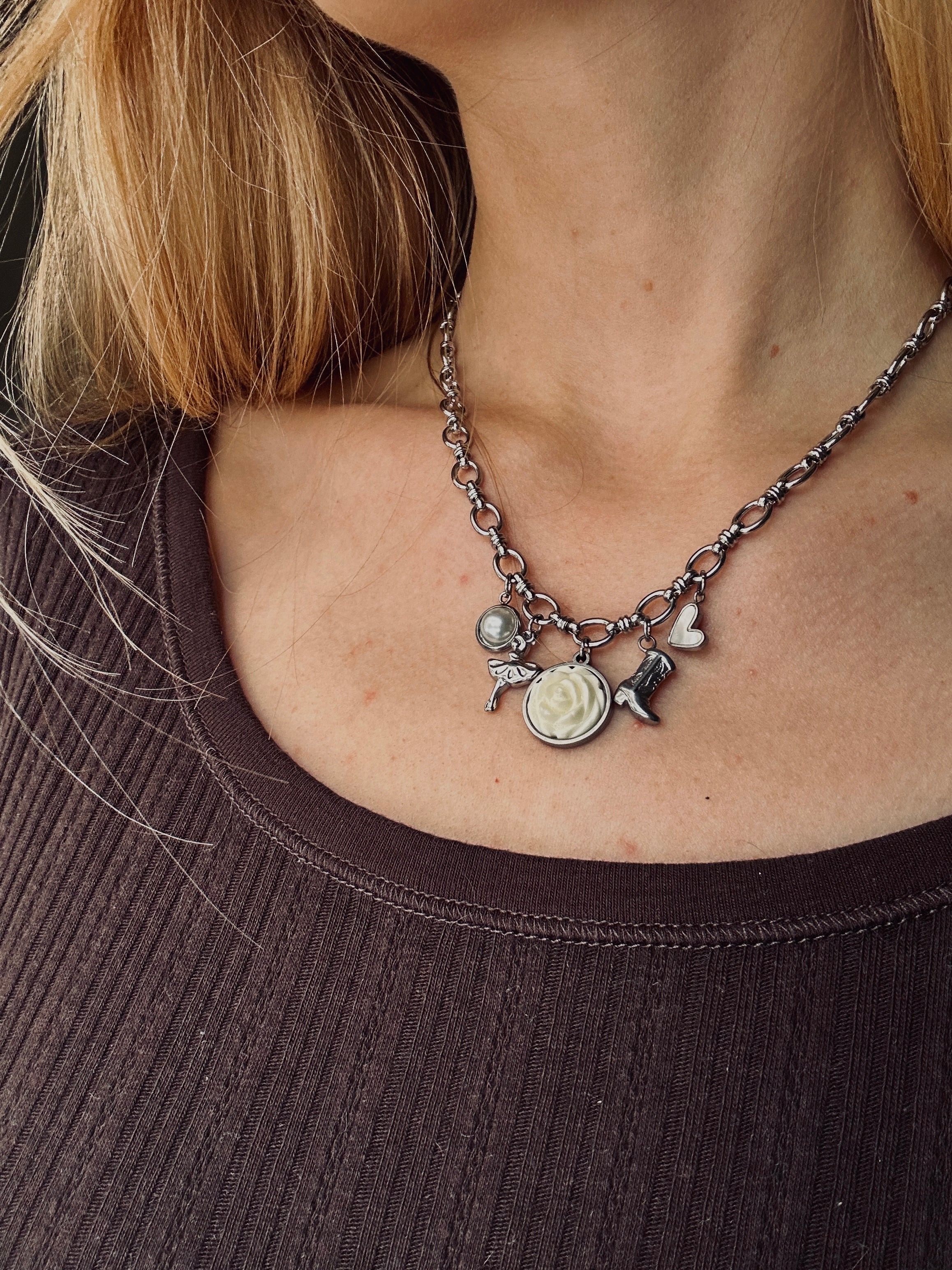 Alva Charm Halskette - Meadory