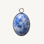 Blauer Sodalith Edelstein Charm - Meadory