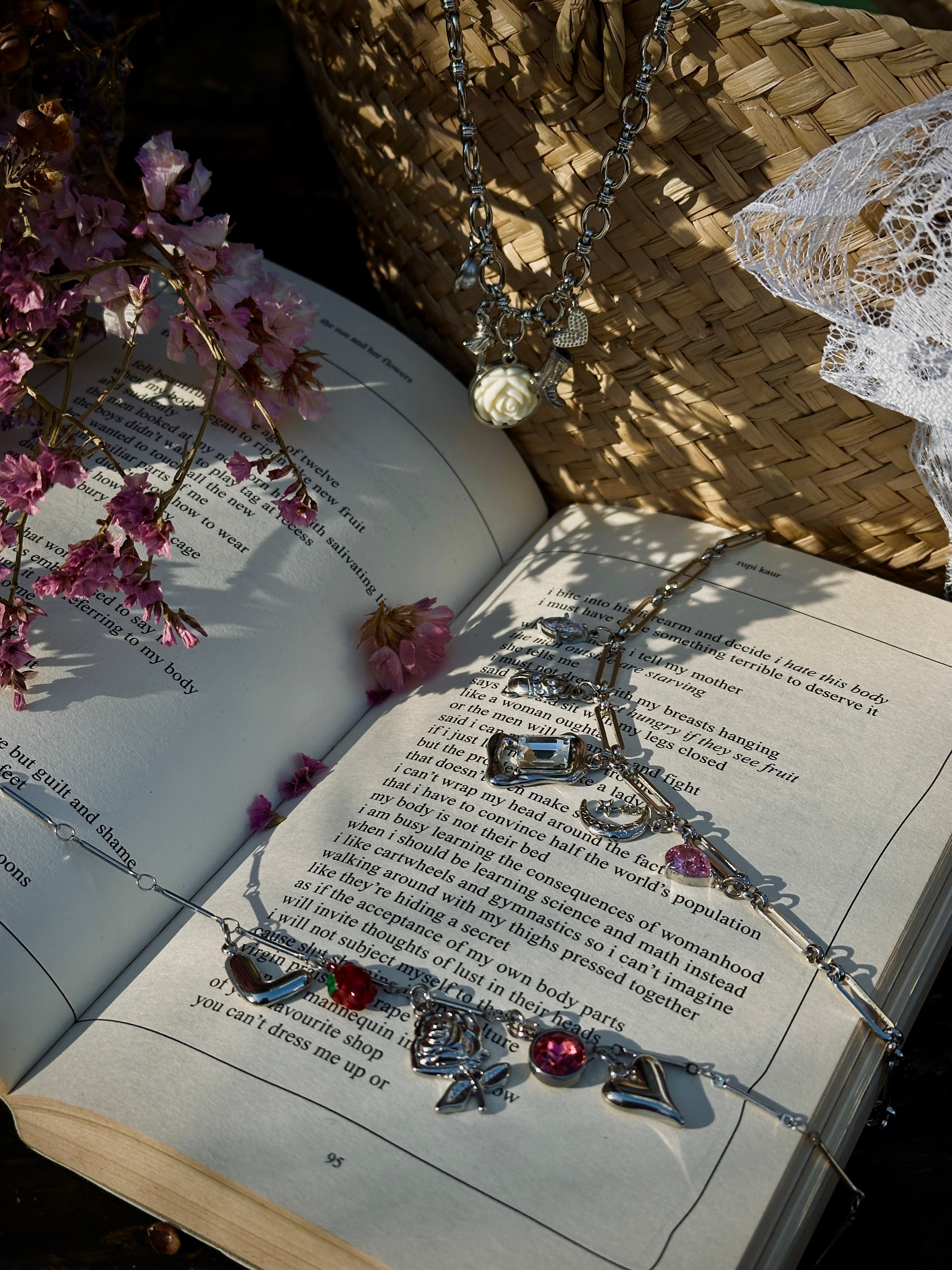 Gestalte deine eigene Silber Charm Halskette - Meadory