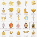 Handgefertigte Vintage Charms und 18k vergoldete Charms - Meadory
