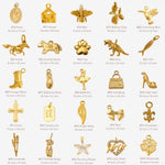 Handgefertigte Vintage Charms und 18k vergoldete Charms - Meadory