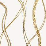Gold Buchstaben Halskette - Meadory