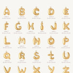 Gold Buchstaben Halskette - Meadory