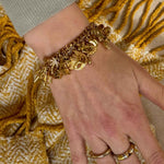 Golden Gem Charm Armband - Meadory
