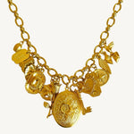 Golden Locket Halskette - Meadory