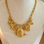 Golden Locket Halskette - Meadory
