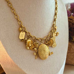 Golden Locket Halskette - Meadory