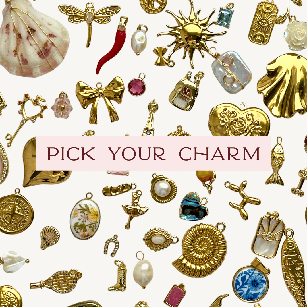 Handgefertigte Vintage Charms und 18k vergoldete Charms - Meadory