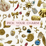 Handgefertigte Vintage Charms und 18k vergoldete Charms - Meadory
