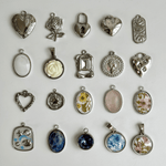 Handgefertigte Vintage Charms und 304 versilberte Edelstahl Charms - Meadory