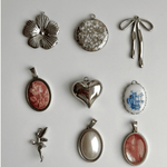 Handgefertigte Vintage Charms und 304 versilberte Edelstahl Charms - Meadory