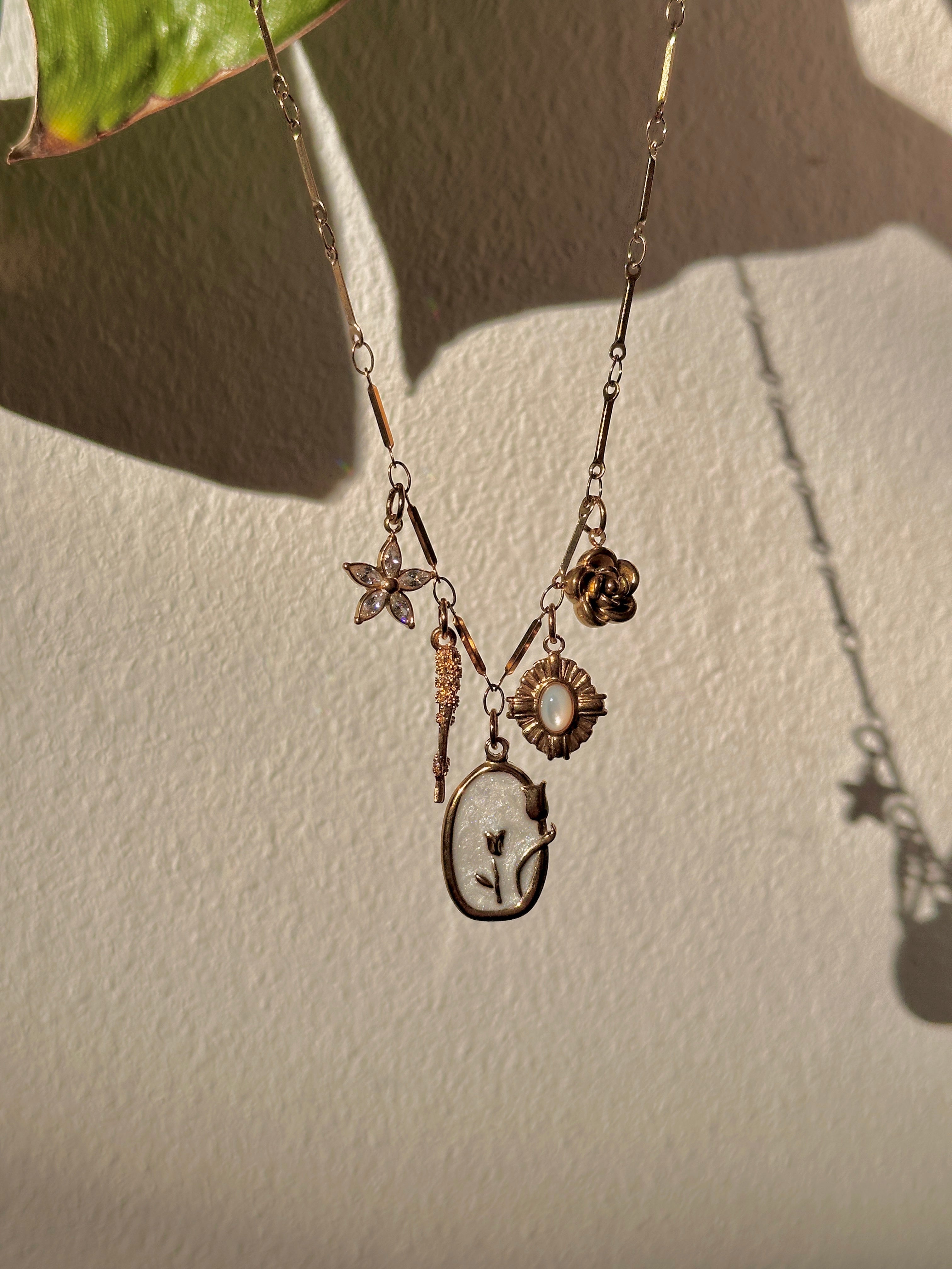Lavendar Charm Halskette - Meadory