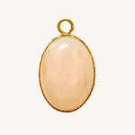 Rosa Rosenquarz Edelstein Charm - Meadory