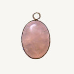 Rosa Rosenquarz Edelstein Charm - Meadory