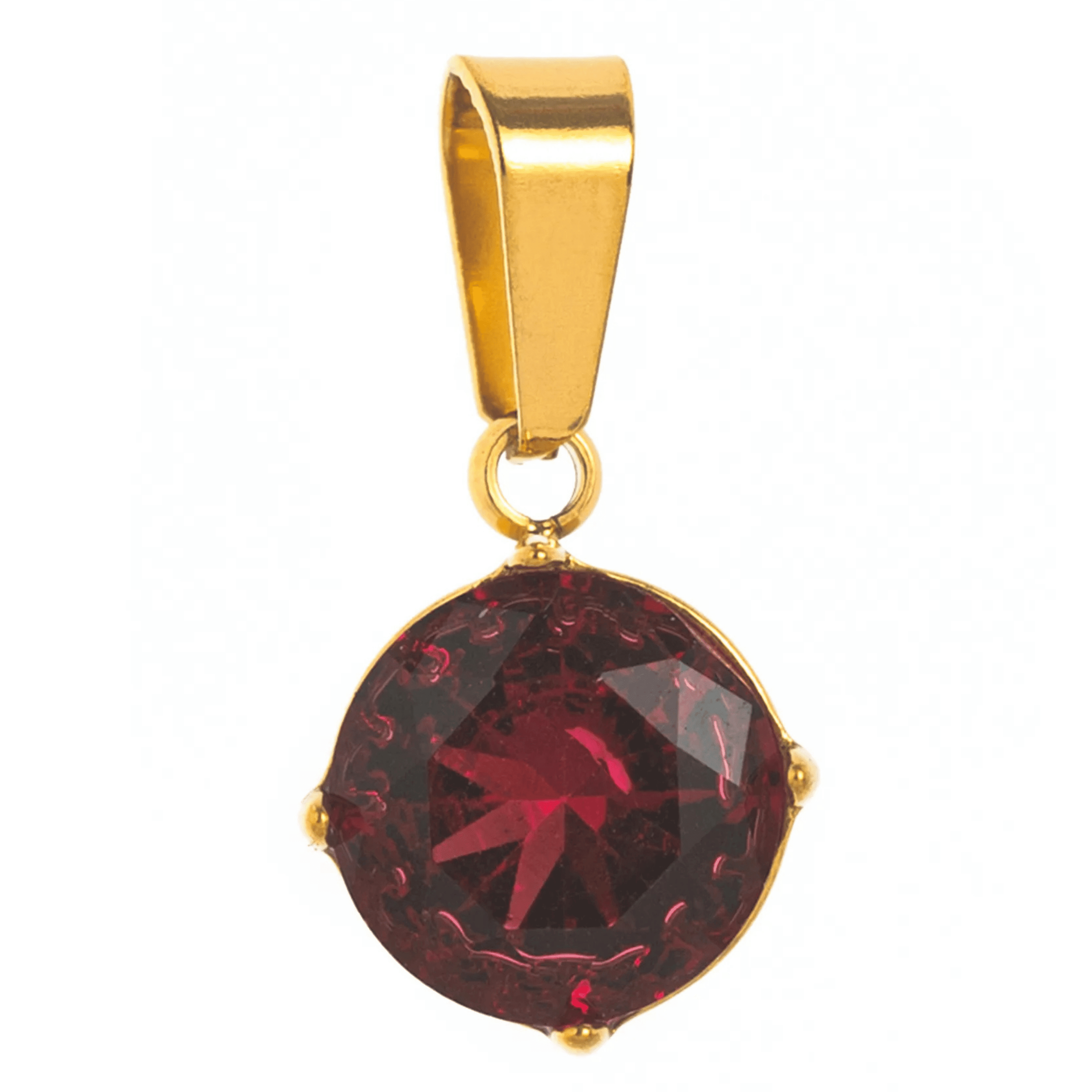 Runder Zirkonia Stein Rosa - Meadory