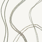 Silber Buchstaben Halskette - Meadory