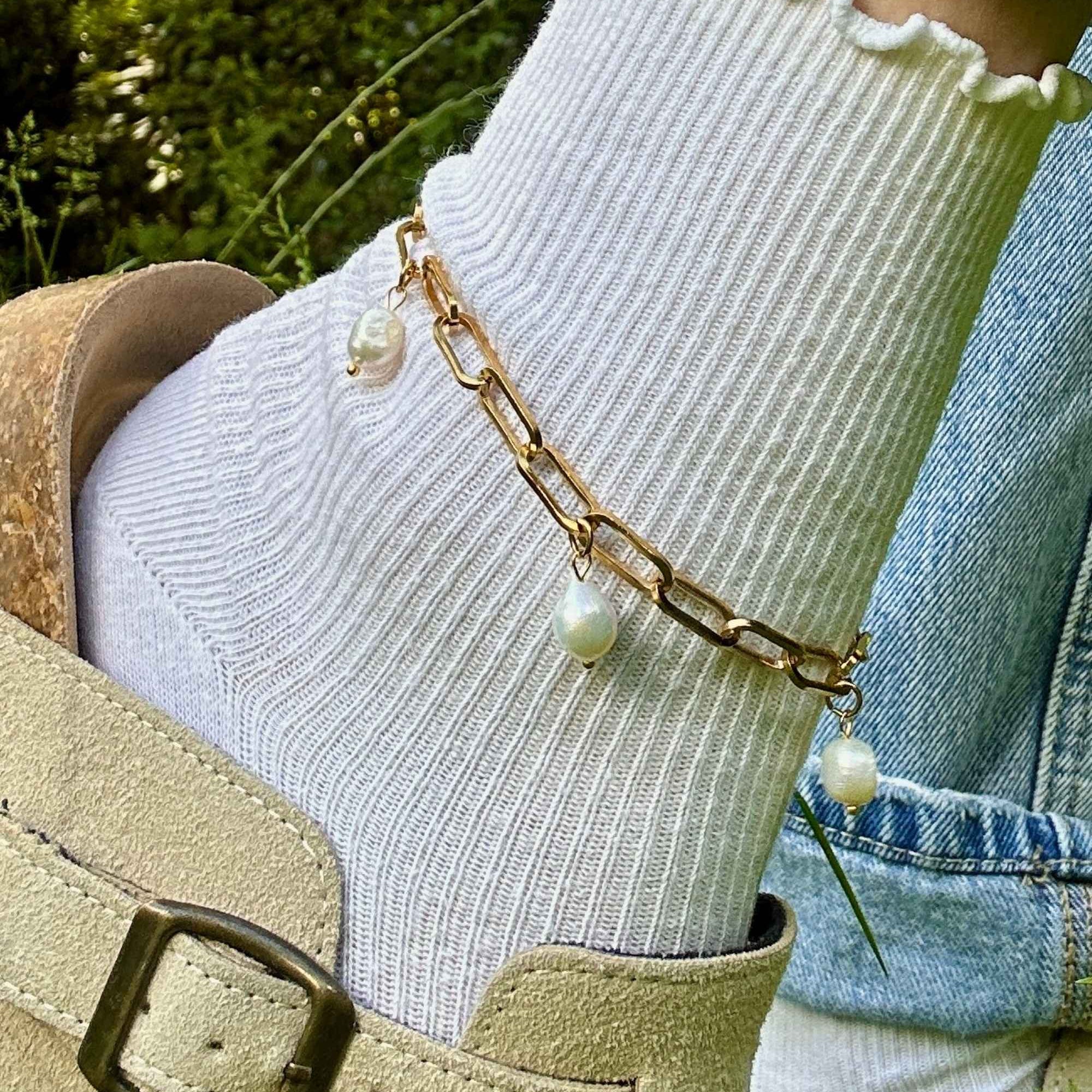 Summer Pearl Fußkette - Meadory