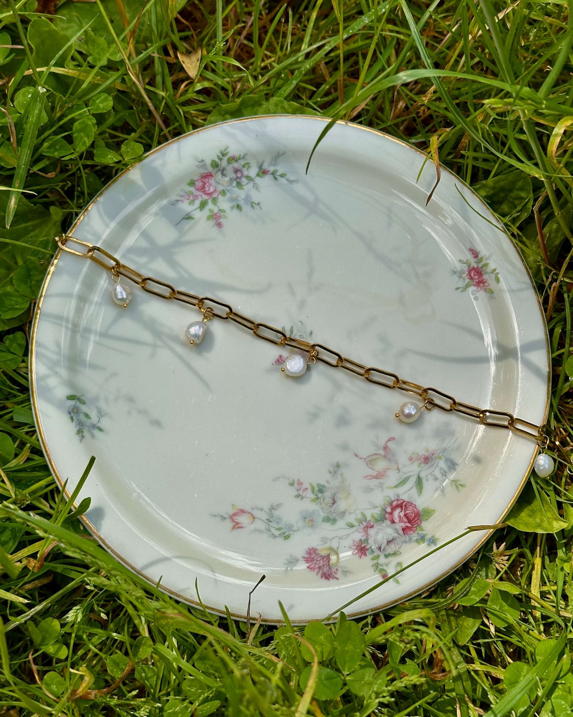 Summer Pearl Fußkette - Meadory