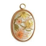 Vintage Blumen Gelb - Meadory