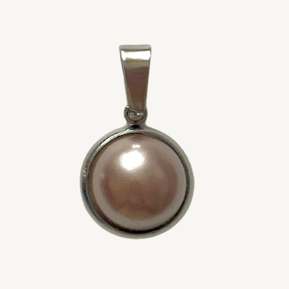 Vintage Lila Perle Charm - Meadory