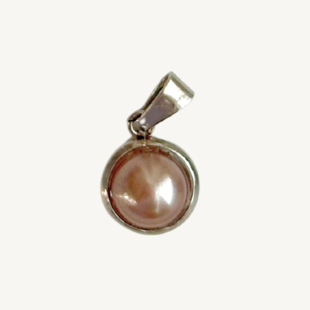 Vintage Lila Perle Charm (klein) - Meadory
