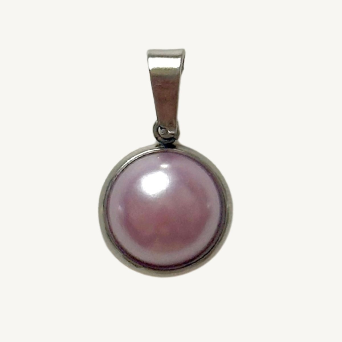Vintage Rosa Perle Charm - Meadory