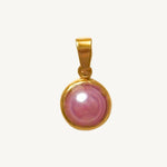 Vintage Rosa Perle Charm (klein) - Meadory