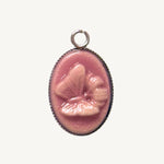 Vintage Schmetterling Charm (Oval) - Meadory