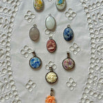 Vintage Schmetterling Charm (Oval) - Meadory